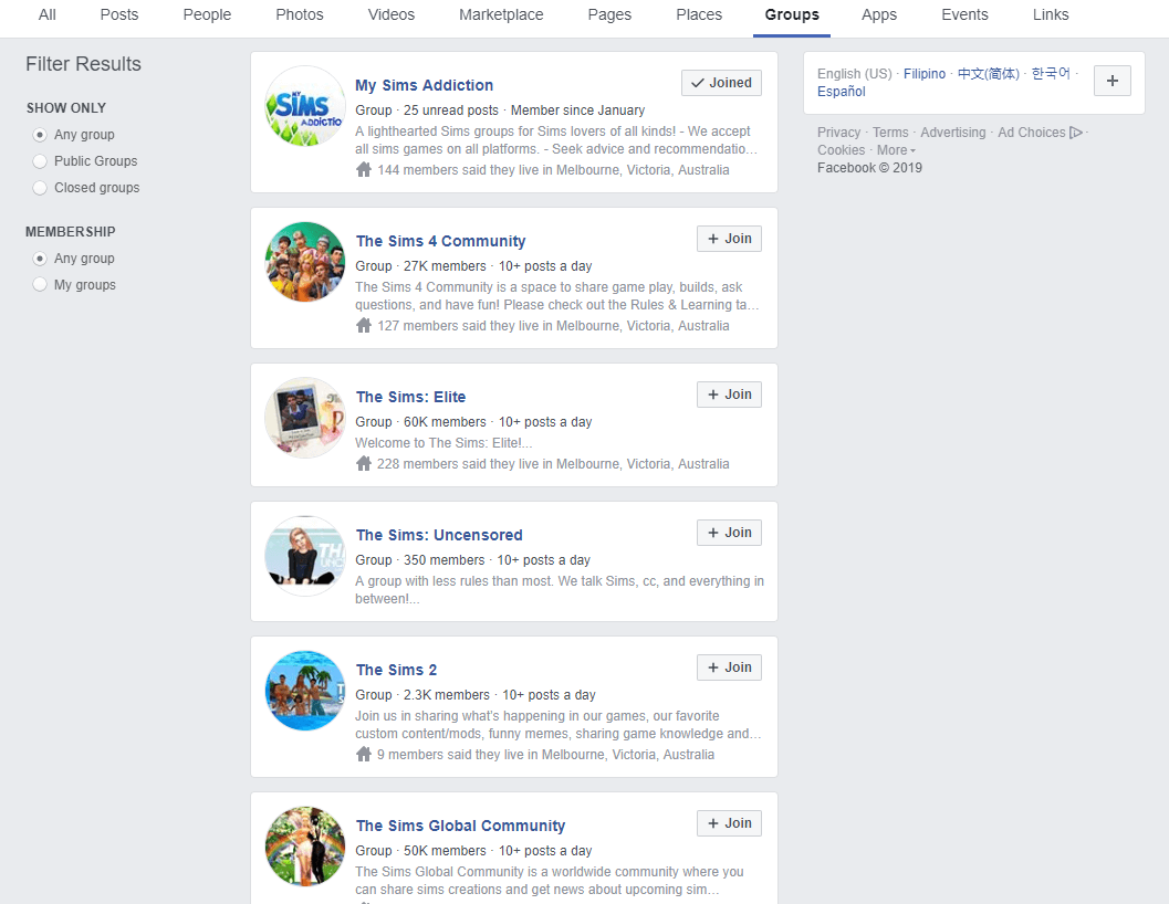 The difference between facebook pages and groups